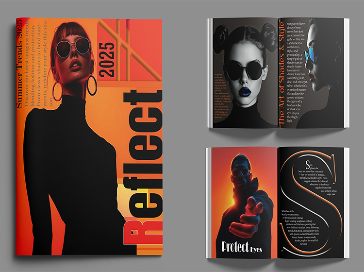 Professional magazine layout design by Shanila Jhumur – creative editorial designer for print and digital magazines.