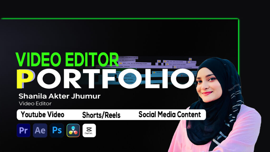 video editing portfolio behance